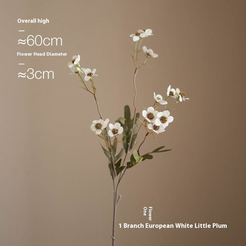 Artificial Dried Flower Bundle – Retro Pastoral Faux Flowers for Home & Wedding Decor (4PCS)